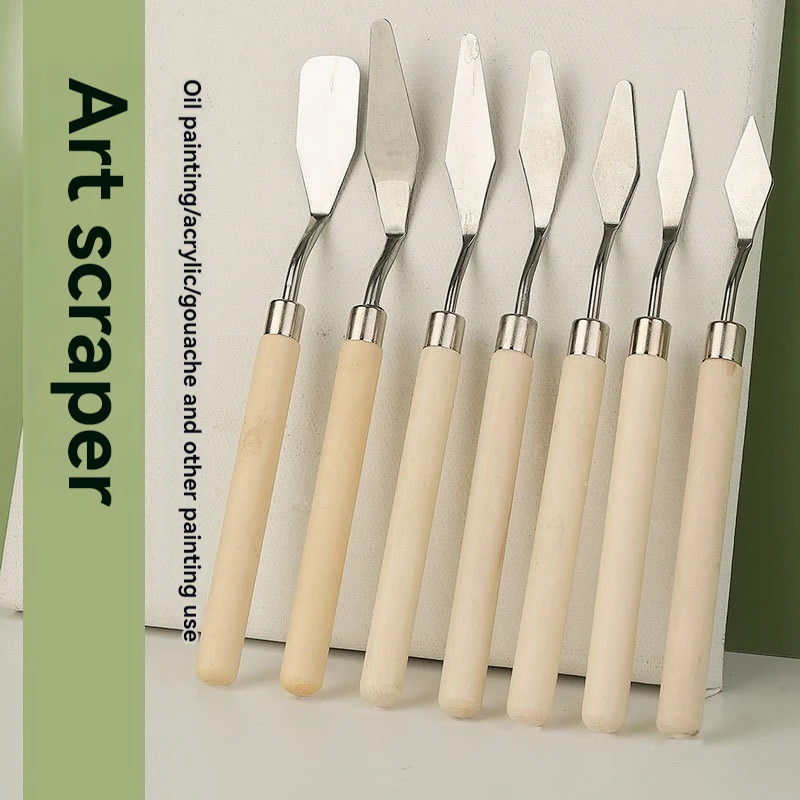 Ножи для рисования маслом из нержавеющей стали художественные ремесла шпатель