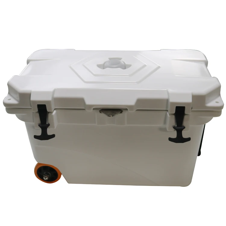 

White wear-resistant high-quality plastic food 45l ice cooler box