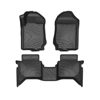 Custom Pick-up Carpet Floor Liner RHD/LHD TPE Car Mat Use For Ford Ranger 2015-2021 HJ