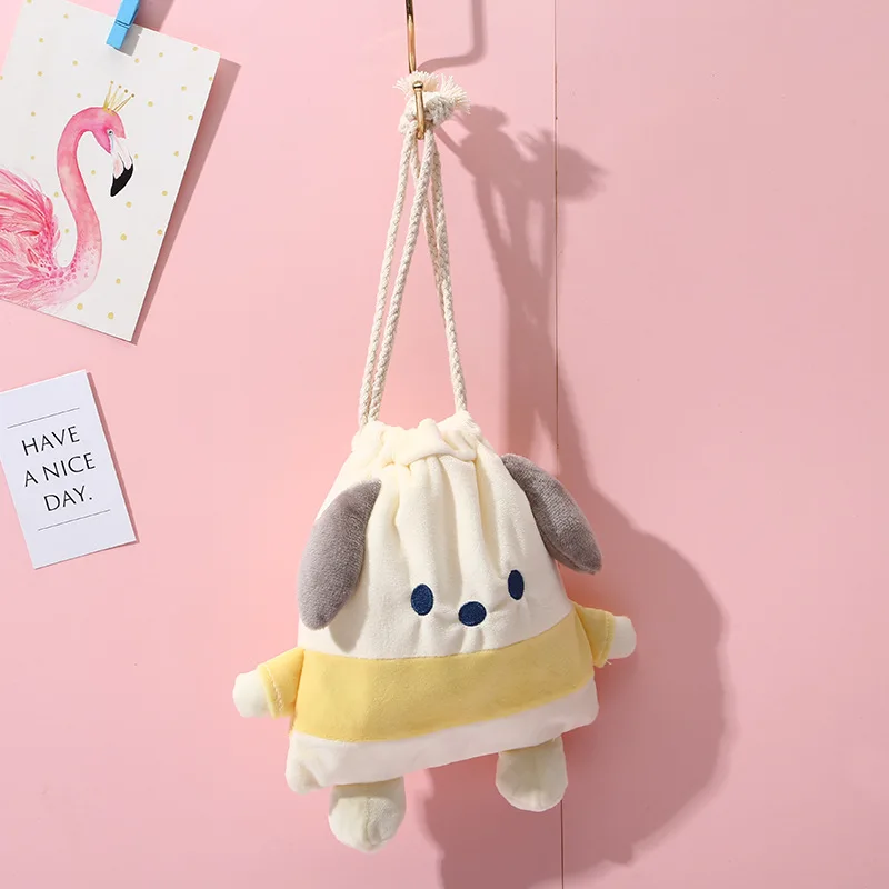 

Kawaii Sanrio сумка мультфильм аниме почтовые Симпатичные маленькие шнурки пакет карманные мини мелочи Сортировка ткани мешок пятно оптовая продажа