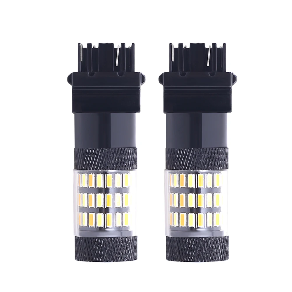 

2x Car 3157 LED Lamp 60-4014-SMD LED Signal Light DRL Light Bulb Car Tail Bulb Brake Lights Reverse Lamp Daytime Running Signal