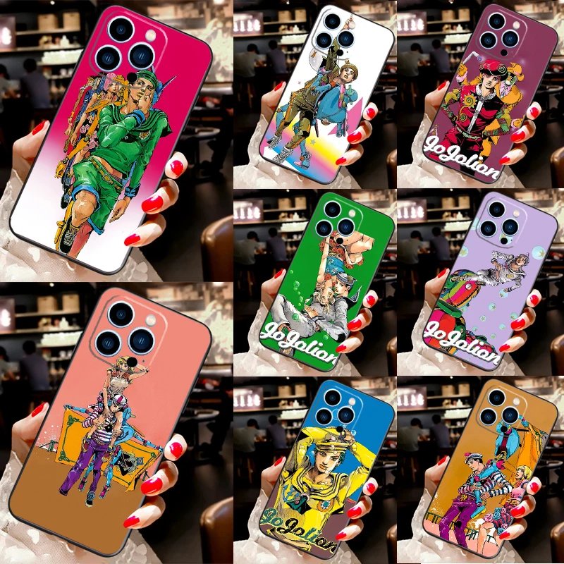 Чехол JoJolion для iPhone 14 13 Pro Max 12 mini 11 Pro Max XS Max XR X 7 8 Plus SE 2020