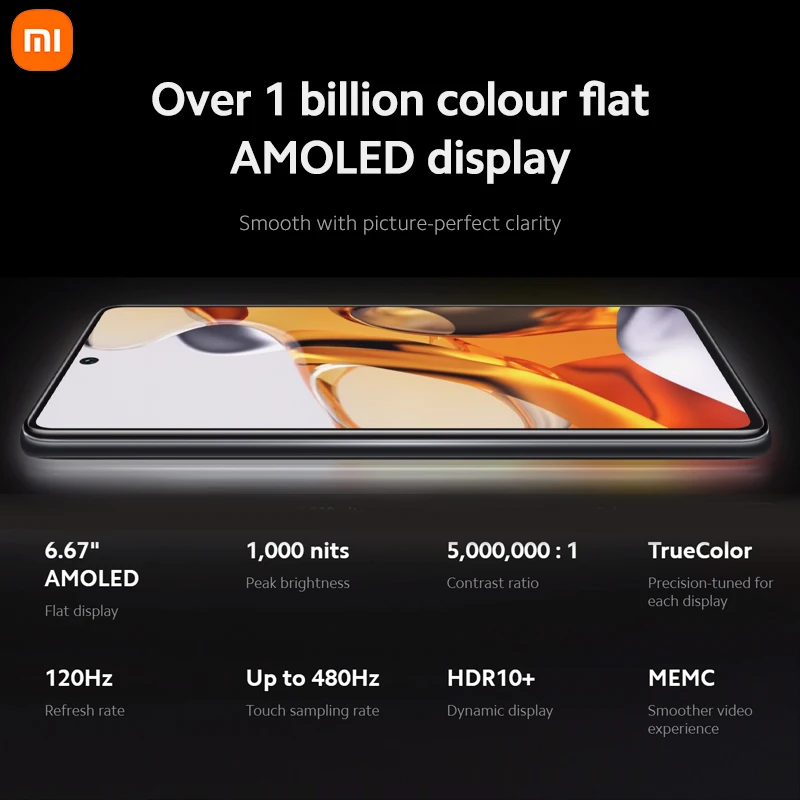 Tanie Globalna Wersja Xiaomi 11T Pro Smartphone 128/256GB Snapdragon 888 Octa Core 120W HyperCharge 108MP Kamera 120Hz