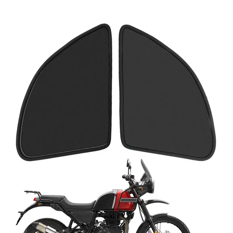 

Motorcycle Side Fuel Tank Pad 2pcs Pads Protector Stickers High-Density Rubber Strength Side For Royal Enfield Himalaya 400 2021