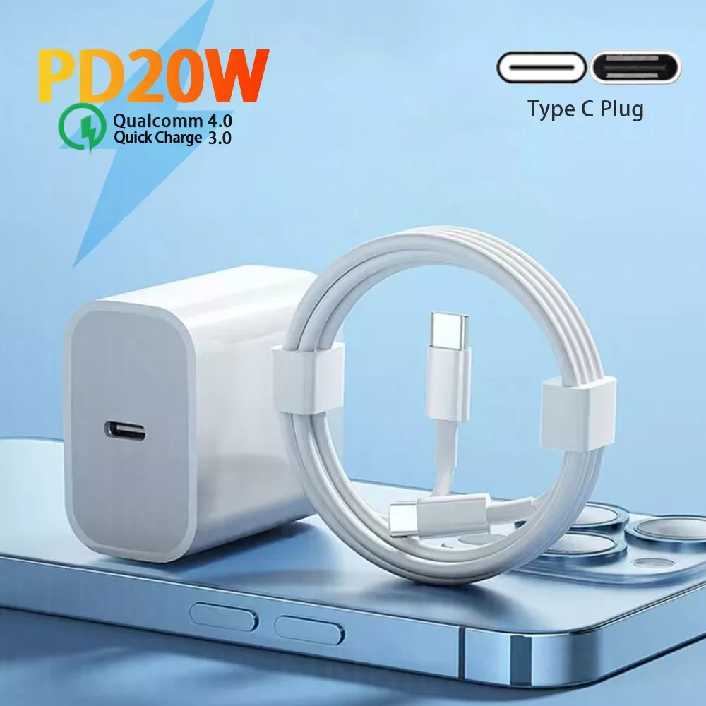 

18w Pd Usb C Charger For Iphone 13 12 Pro Max 11 Xs Xr Mini Fast Charger Type C Qc 3.0 Quick Charging Cable Phone Charger