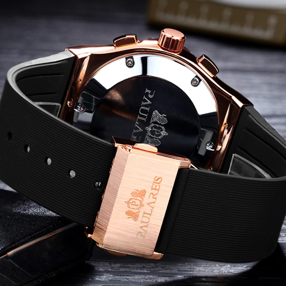 2022 Top Brand New Mens Watches Luxury Multifunction Automatic Self Mechanical Leather Strap Watch Sports Chronograph AAA Clocks |