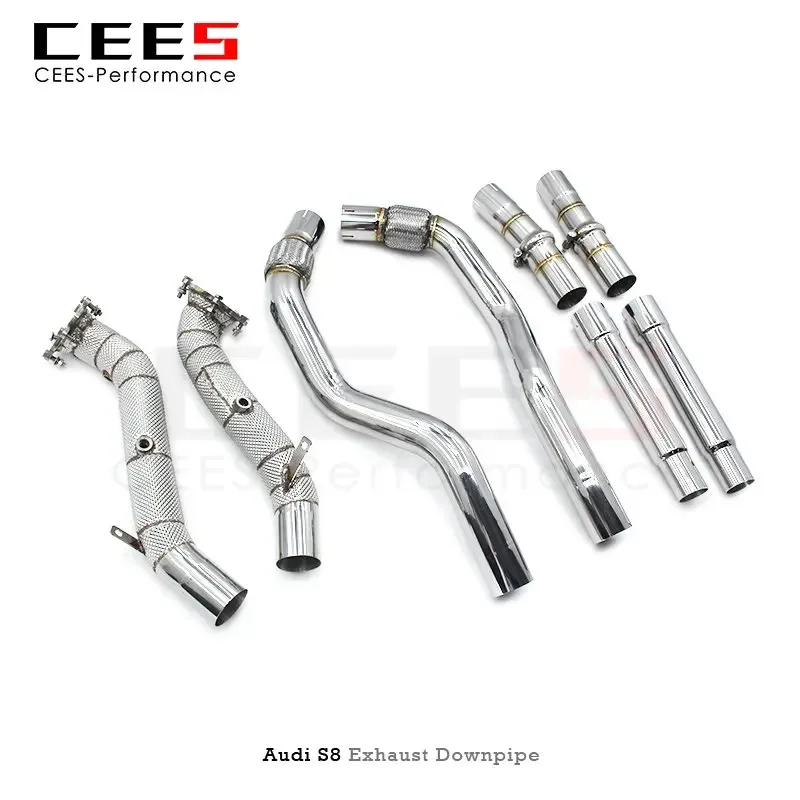 Водосточная труба CEES для Audi S8 4.0T 13-2016 водосточная из нержавеющей стали без