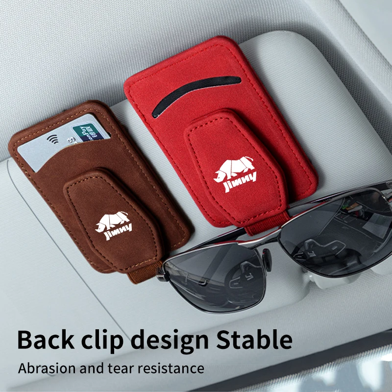 Солнцезащитный козырек держатель для очков шлепанцы кожаный органайзер карт Suzuki