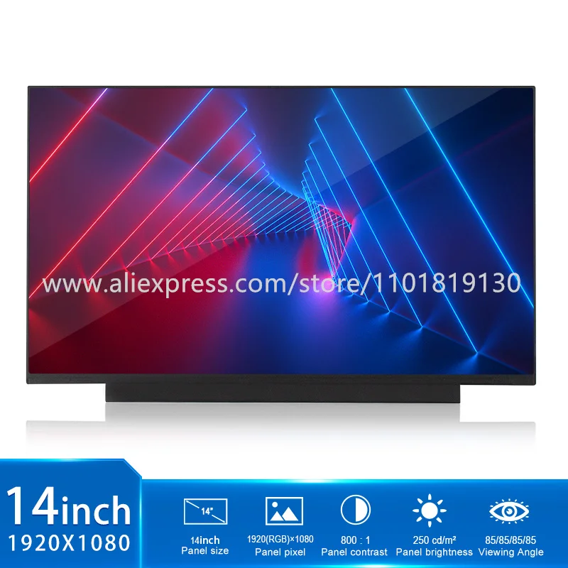 

NV140FHM-N48 Lvds 30-контактный TFT-LCD 2,5-дюймовый ЖК RGB экран панель дисплея 14,0 (RGB)× 1920 экран монитора ноутбука
