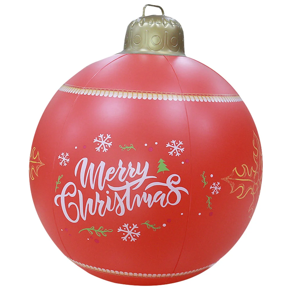 

Inflatable Christmas Ball Outdoor Yard Garden Decor Christmas Holiday Ornament