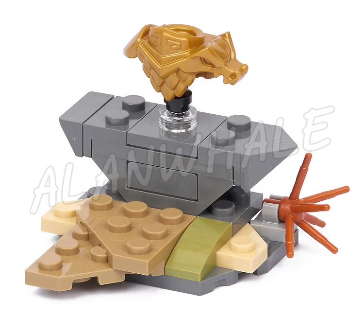 515 шт. Shinobi Stormbringer Lightning Dragon Hunter Swiping Tail Function 10936 Наборы строительных блоков