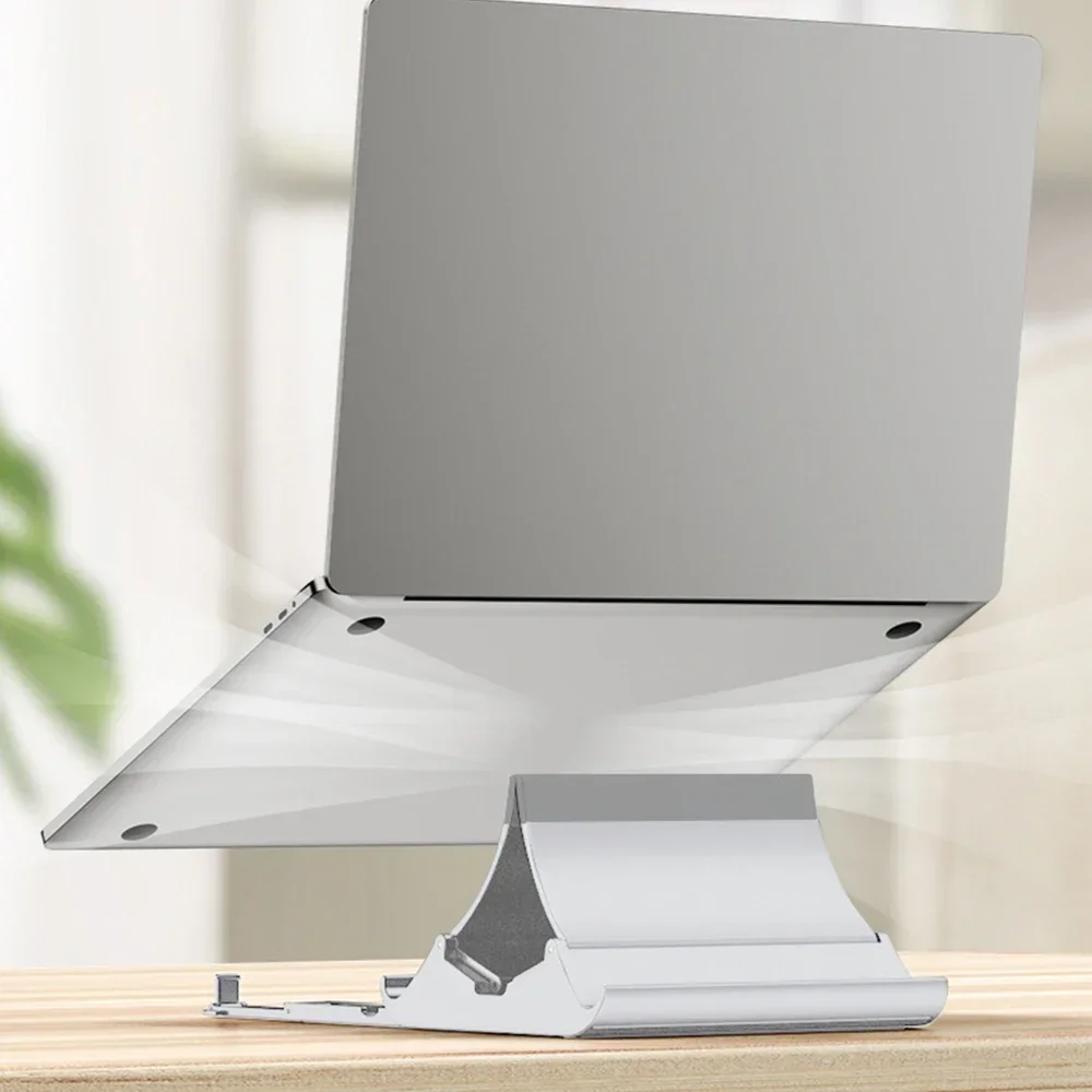 Вертикальная подставка для ноутбука 2 в 1 держатель MacBook Air Pro нескользящий