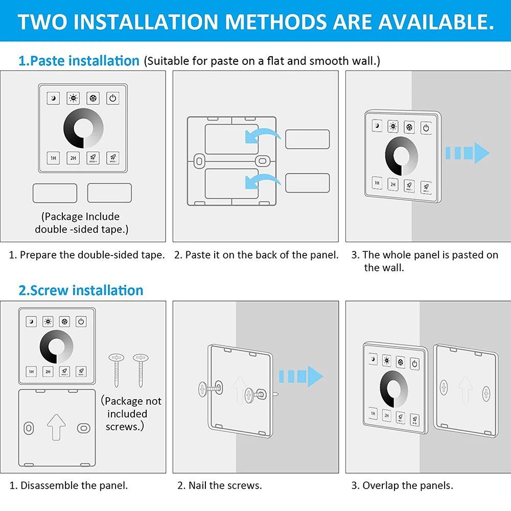 Lisxchda D86-01 Одноцветный диммер 5-12 В 24 с радиочастотным пультом дистанционного