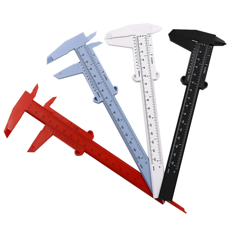 

Makeup Portable 150mm Plastic Eyebrow Measuring Vernier Caliper Tattoo Microblading Ruler Permanent Make-Up Measurement