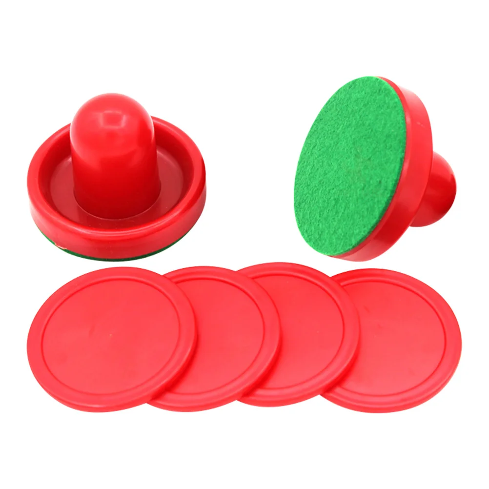 

Hockey Air Replacement Puck Paddle Parts Accessories Pushers Goal Pusher Handles Ice Part Paddles Resin Game Round Pads Felt