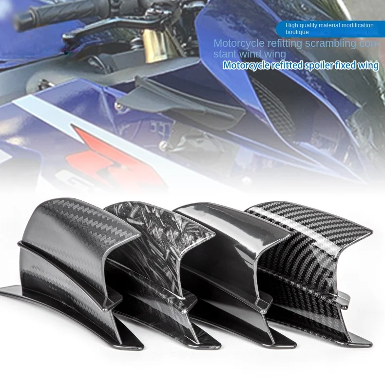 

Carbon Fiber Front Fairing Side Winglet Aerodynamic Intake Wing Deflector Spoiler For Suzuki Hayabusa GSX-R1000 GSX-R750 R600