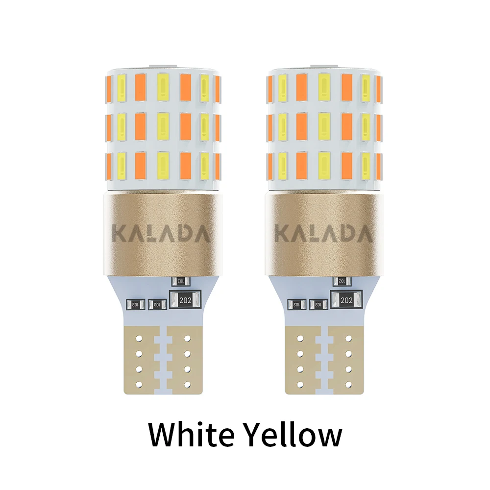 

2 шт. светодиодный T15 W16W мотоциклетный указатель поворота 3014 54SMD двухцветный хвост DRL дневные ходовые огни мотоциклетные автомобильные аксессуары универсальный 12 В