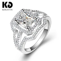kogavin anillos rings party gift female anillos mujer ring cubic zirconia crystal accessories engagement wedding fashion rings