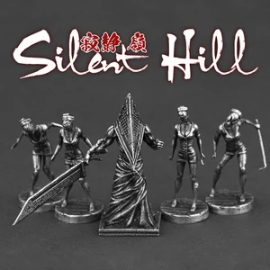 Metal game Silent Hill hand-made triangle head beauty guard soldier toy model finished desktop car pendulum