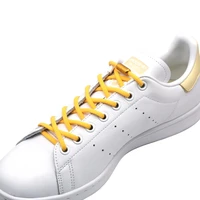 100cm 1pair no tie elasticity shoelaces round elastic shoe laces for kids and adult sneakers shoelace quick lazy laces