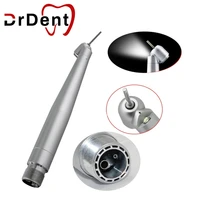 drdent high speed turbine handpiece 45 degree with e generator led light 4 2 hole for dentistry tool