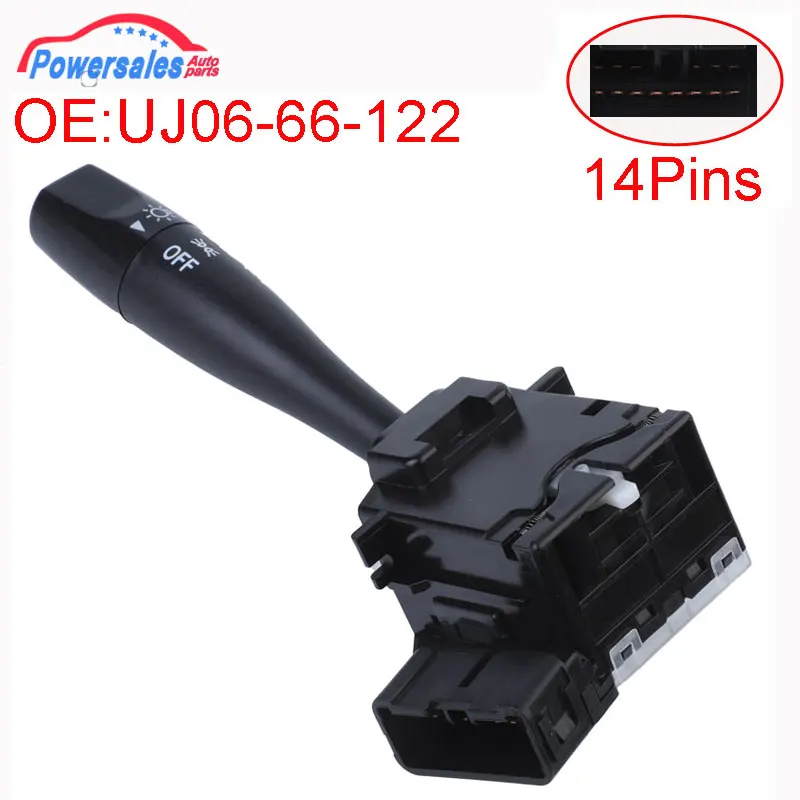 

Новый переключатель указателей поворота автомобильных фар с левым рулем для Mazda B2500 B2600 BT-50 UJ06-66-122 UJ 0666122