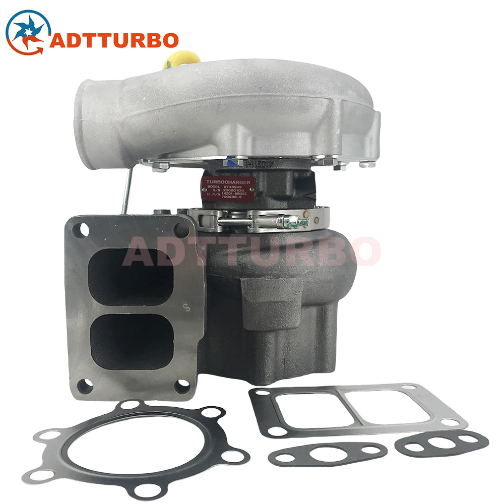 Турбокомпрессор GT4594S 14201-NB002 700980 14201-96713 турбина 14201NB002 1420196713 для Garrett Nissan Diesel Hyundai