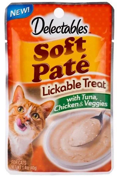 

JMT Hartz Soft Pate Lickable Treat for Cats Tuna Chicken and Veggies