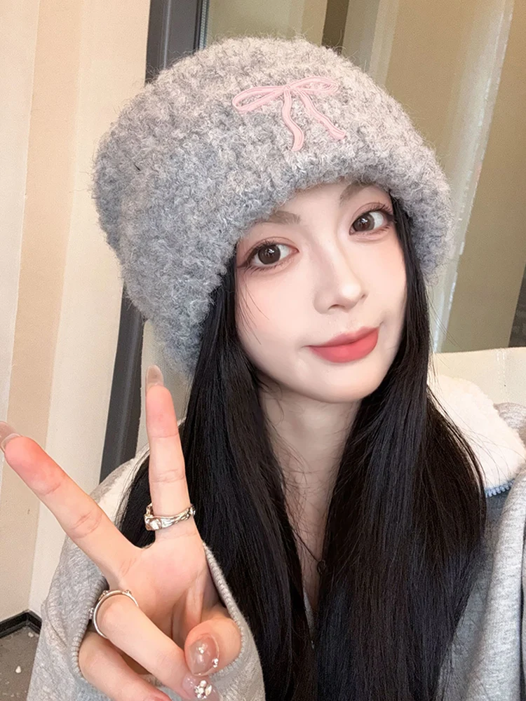 Новое поступление 2024 Вязаная Шерстяная Шапка K-sle на осень и зиму детская мягкая