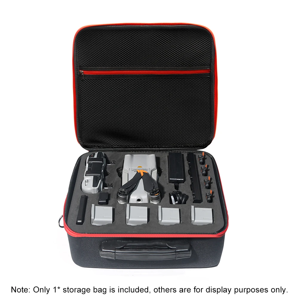 

Large Capacity Shoulder Strap Carrying Case Aerial Photography Solid Zipper Closure Drone Accessories For DJI Mavic Air 2S