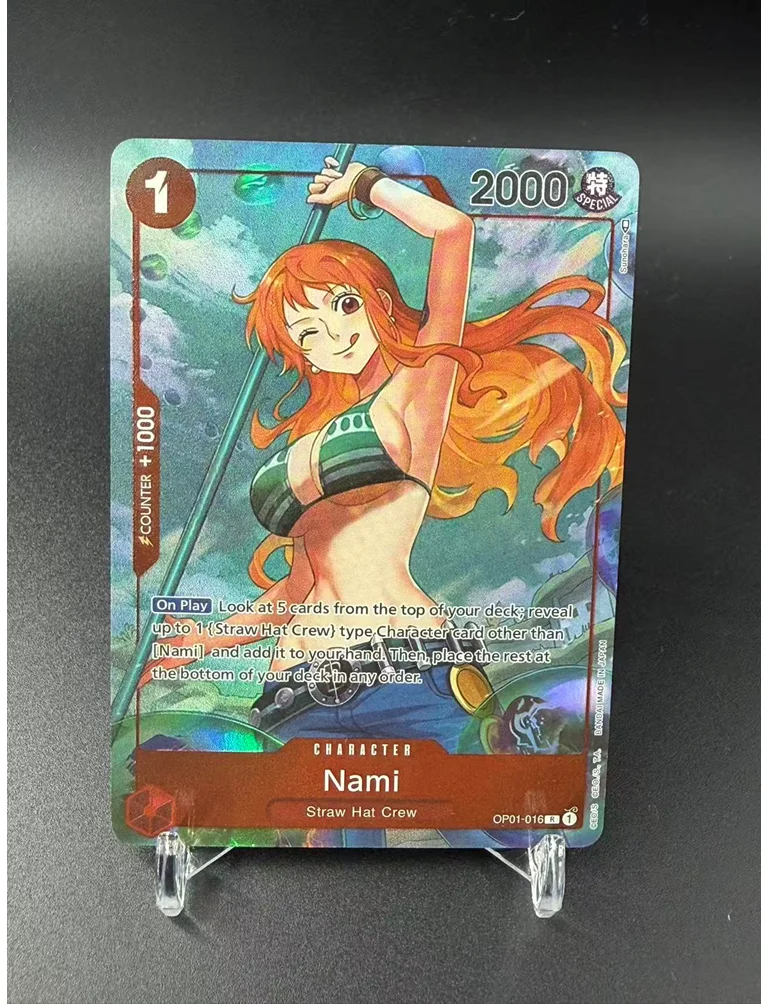 Фото OPCG Nami Parallel Art (4 стиля) и Sogeking SEC |   Соломенная шляпа Экипаж |   Вайфу |   U-PICK №4