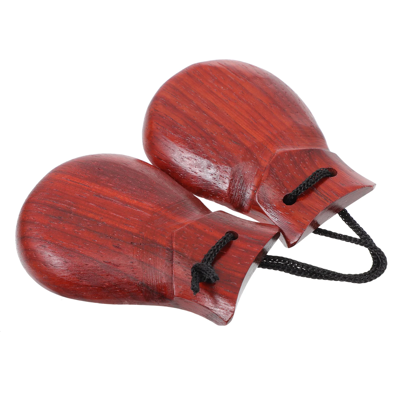 

Spanish Castanets Music Toys Kid's Plaything Large Musical Small Toys Pear Wood Funny Toy Child Castanet Plaything