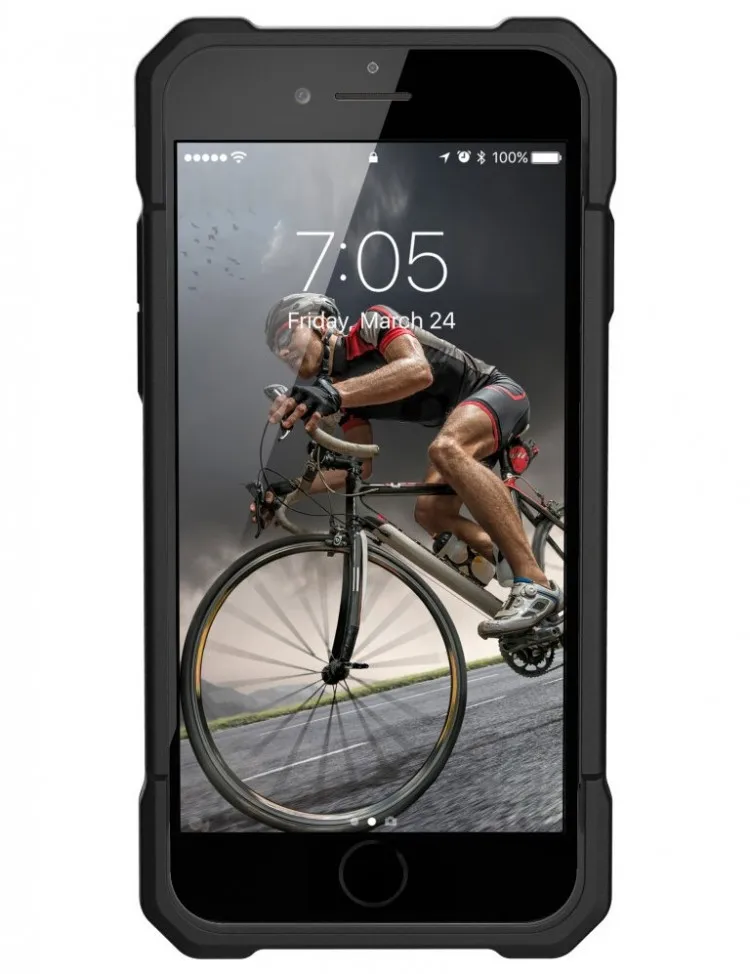 Чехол Urban Armor Gear (UAG) Monarch Series для iPhone 6S/7/8/SE 2020 цвет Черный (Black) | Мобильные телефоны и