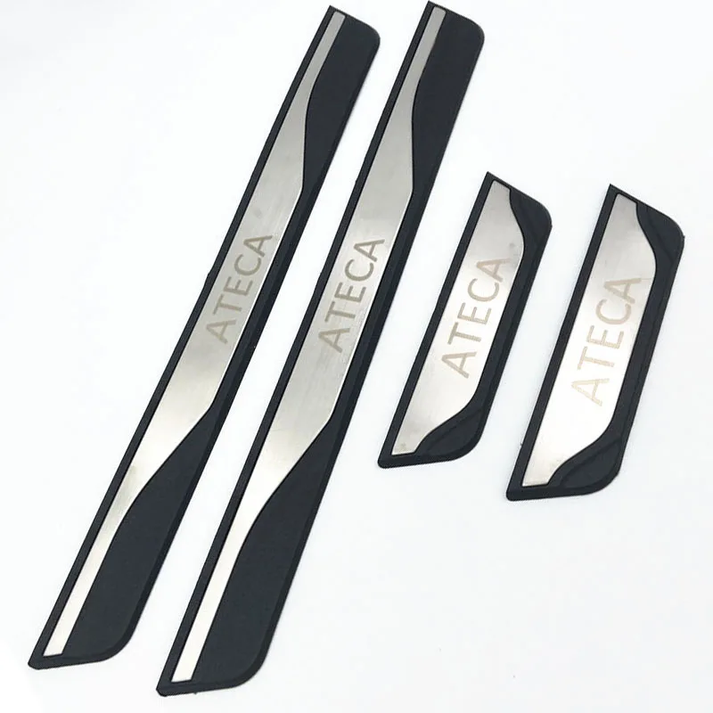 

for ATECA FR Door Sill Protector Stainless Steel Door Sill Scuff Plates For SEAT ATECA FR X-Perience Car Sticker