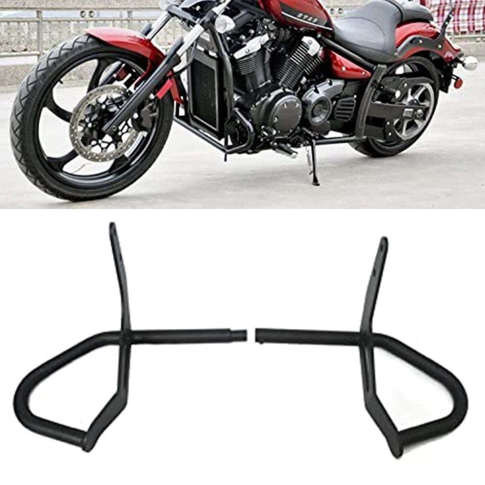 Фото Защитные дуги X-T для мотоцикла Yamaha Stryker XVS 1300 XVS1300 2011-2023, защита двигателя, бампер, защитная рама, кейдж для трюков №1