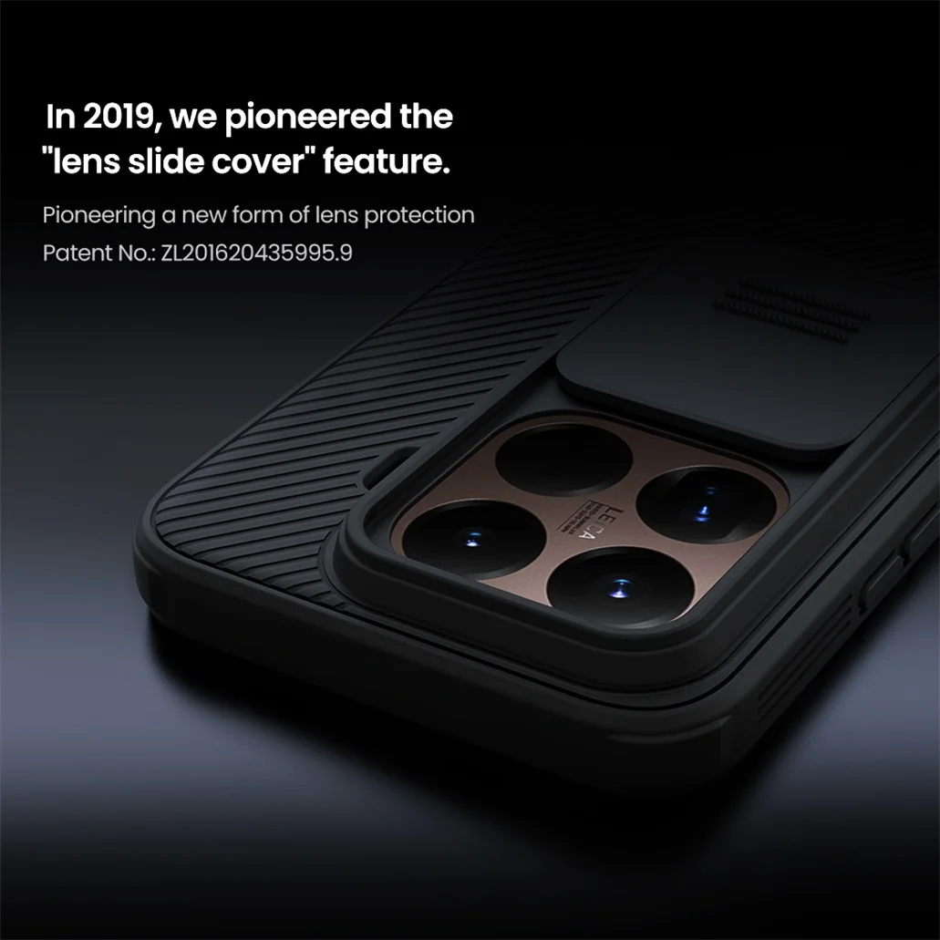 Фото Чехол NILLKIN для Xiaomi 15T /15T Pro CamShield Pro, противоударный, нескользящий, защита конфиденциальности, слайд-камера, чехол для Xiaomi 15T Pro №2