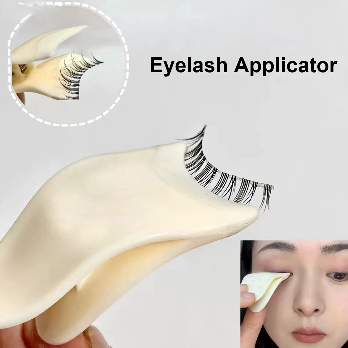 

Paste False Eyelash Beauty Tools Fake Eyelash Applicator Tweezers Mascara Eyelashes Clip Aids Lashes Curler Makeup Cosmetic Tool