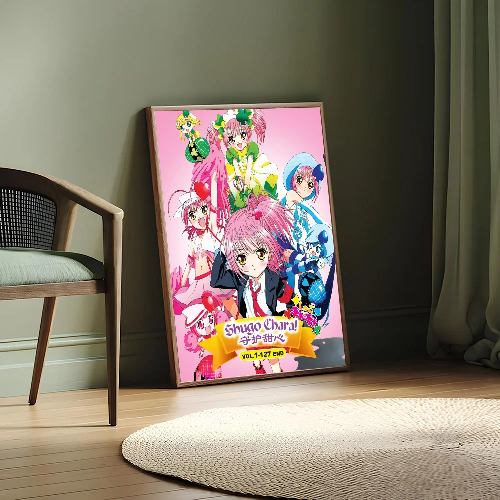 Shugo Chara Japan Anime DIY Sticky Poster Waterproof Paper Sticker Coffee House Bar Home Decor
