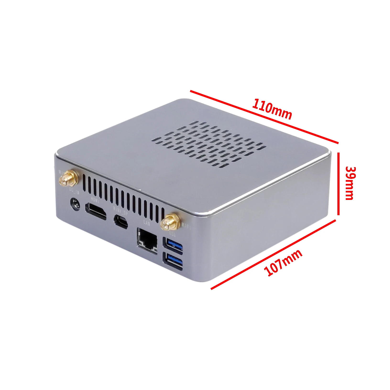 Настольный ПК ELSKY NUC Comet Lake I7-10510U M.2 _ 2230 M.2-SATA/PCIE VGA 1 * Type -C Mini-DP WIN10/11 компьютер мини-ПК
