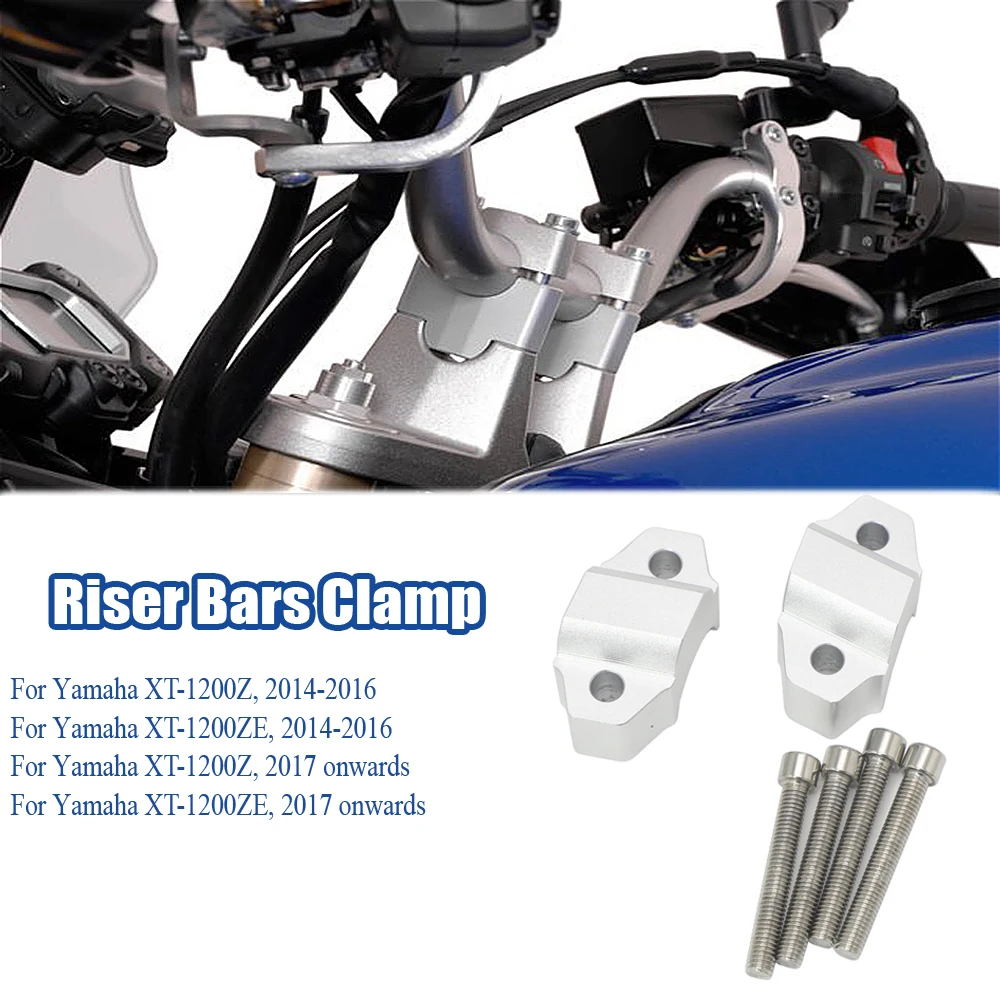 

NEW Motorcycle Handlebar Riser Bars Clamp For Yamaha XT1200Z Super Tenere 1200 2014 2015 2016 2017 2018 2019 XT 1200 Z