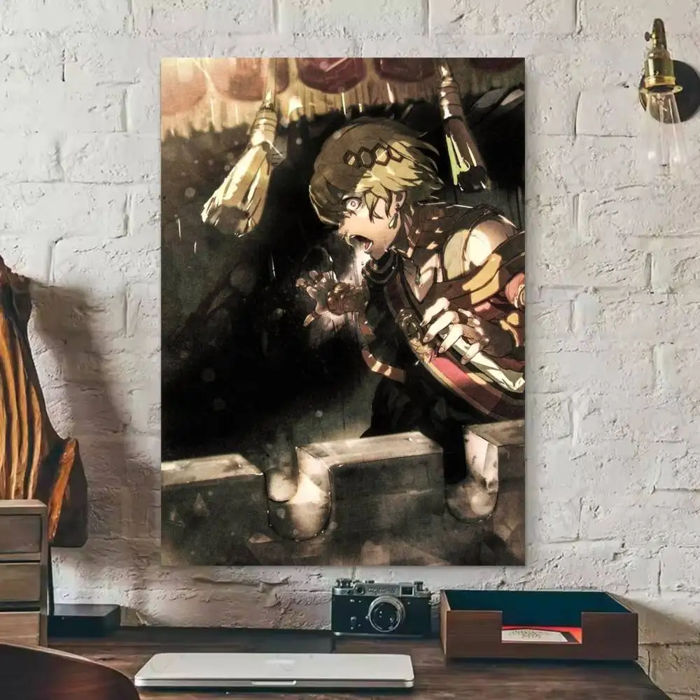 Фото Постер с изображением персонажа из аниме Overlord, водонепроницаемая HD-наклейка на стену, самоклеящаяся, с принтом №3