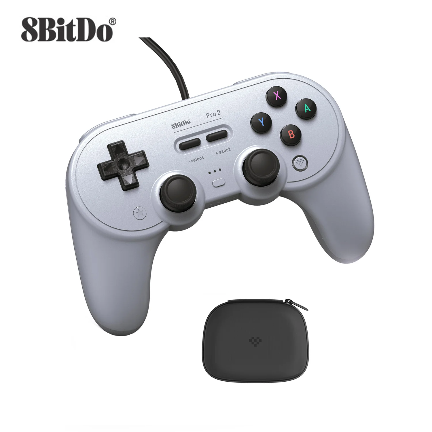 

8BitDo Pro 2 Wired Controller USB Gamepad with Joystick for Nintendo Switch OLED PC with 2 Pro Back Paddle Buttons Accessories
