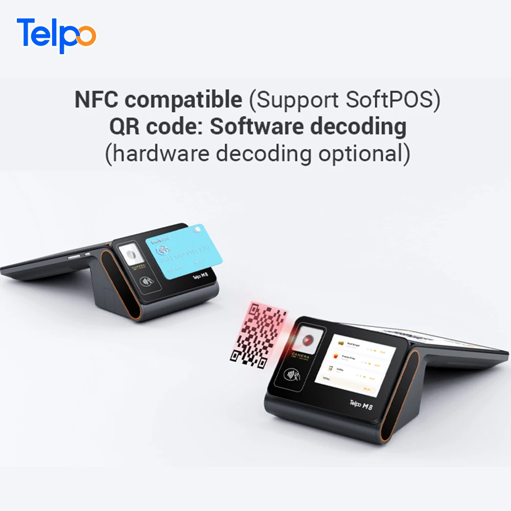 Кассовый аппарат Telpo для ресторанов все в одном двухэкранный планшет кассовый