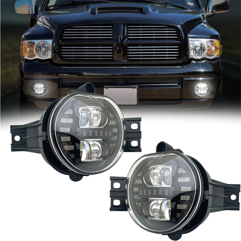 7 1-дюймовый круглый светодиодный противотуманный фонарь для Dodge Ram 1500/2500/3500