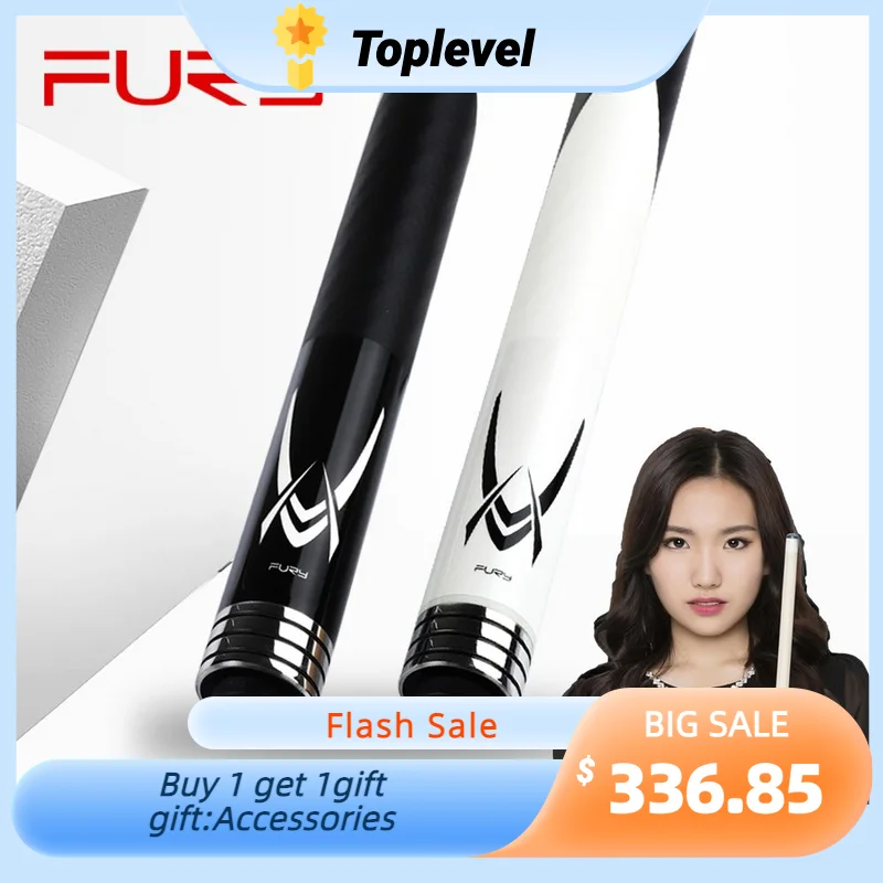 

FURY BK Series Billiard Break Cue 13mm Green Glass Fiber Tip ZRB Half Technology Shaft Speed-Loc Joint Punch Cue Stick Kit