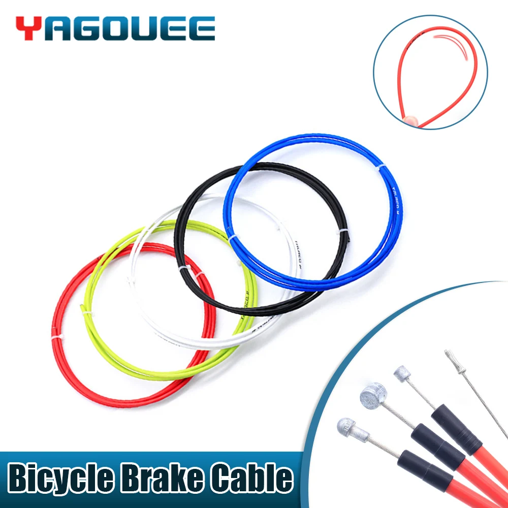 

Флуоресцентный тормозной трос переключателя передач для велосипеда, трос переключателя 4 мм/5 мм, деталь для горного велосипеда, трос переключателя передач, флуоресцентная Крышка для велосипеда
