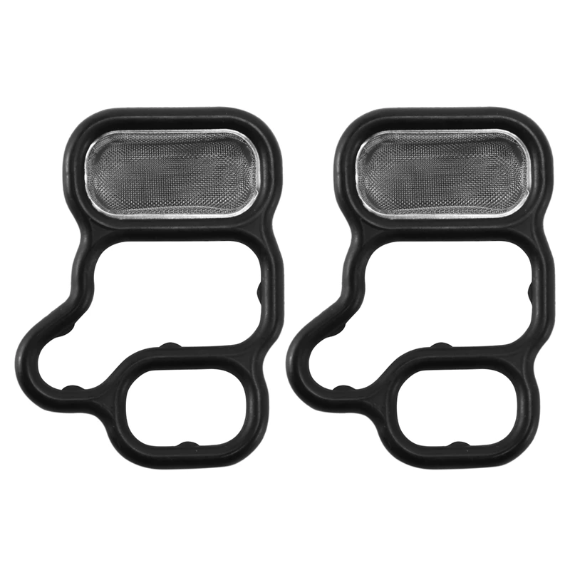 

2X VTEC Solenoid Gasket / Spool Valve Filter Screen 15815-RAA-A02 for Honda Acura Car Accessories
