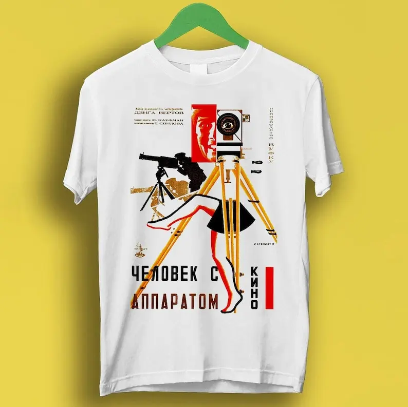 El hombre conembali de ati Película советética Regalo divertido Meme Tee Style Unisex Gamer Cult Movie Music T Shirt P943
