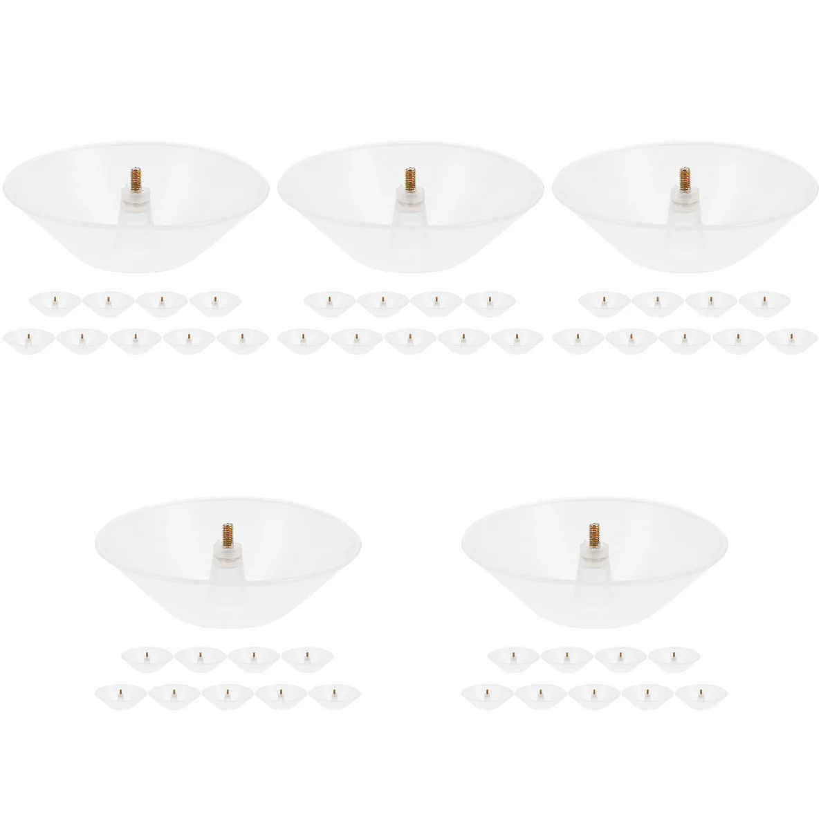 

50 Pcs Range Hood Oil Catching Cup Kitchen Hood Oil Catcher Stove Ventilator Oil Bowl Range Hood Oil Cup