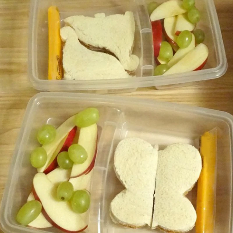 Детская форма для разрезания бутербродов из тостового хлеба для приготовления пищи - инструмент для разрезания пищи, выпечки печенья для детей.